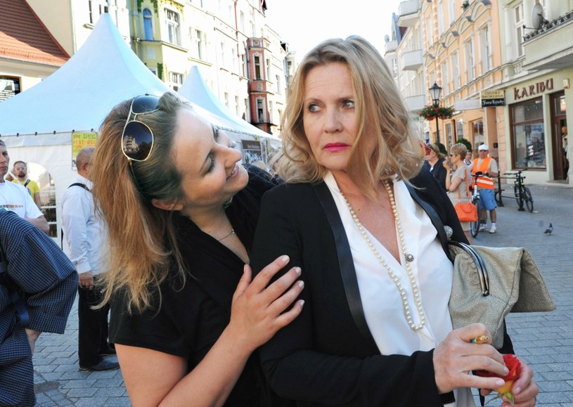 Grażyna Szapołowska z córką, Katarzyną Jungowską /Agencja FORUM