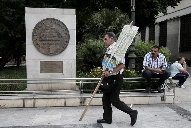 Grecja stoi na progu kryzysu finansowego /EPA