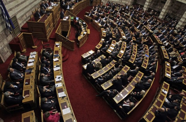 Grecki parlament /ORESTIS PANAGIOTOU /PAP/EPA