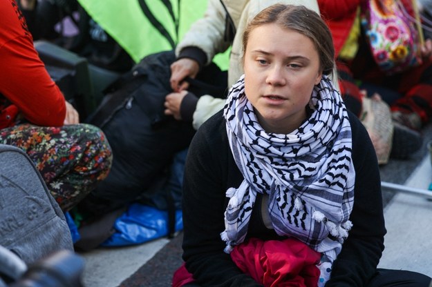 Greta Thunberg podczas protestu w Brukseli /Bourguet Philippe/BePress/ABACA/Abaca /East News