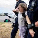 Greta Thunberg protestowała w Szwecji. Została wyniesiona przez policję