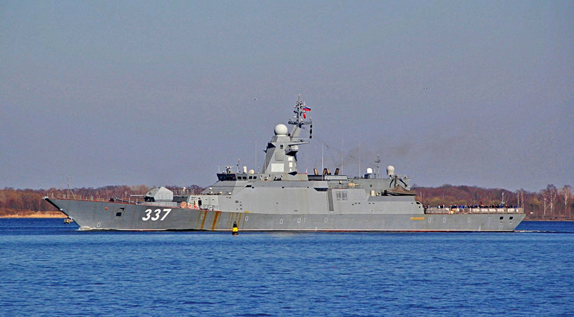 "Griemiaszczij" to prototypowy okręt projektu 20385, czyli korweta zmodernizowanego projektu 20380, którego cztery okręty służą na Bałtyku /MON FR /domena publiczna