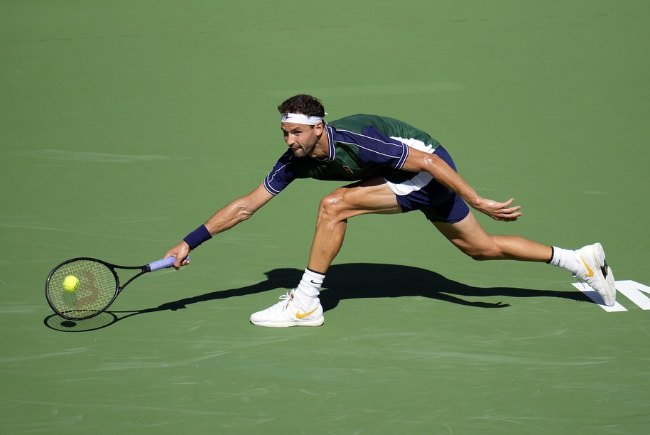 Grigor Dimitrow okazał się lepszy od Polaka /	RAY ACEVEDO /PAP/EPA