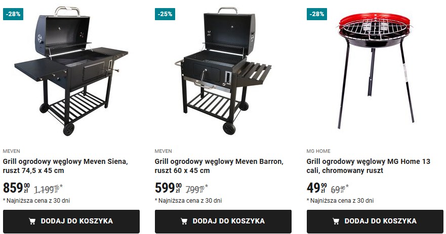 Grille gazowe i węglowe w Biedronka Home /Biedronka /INTERIA.PL