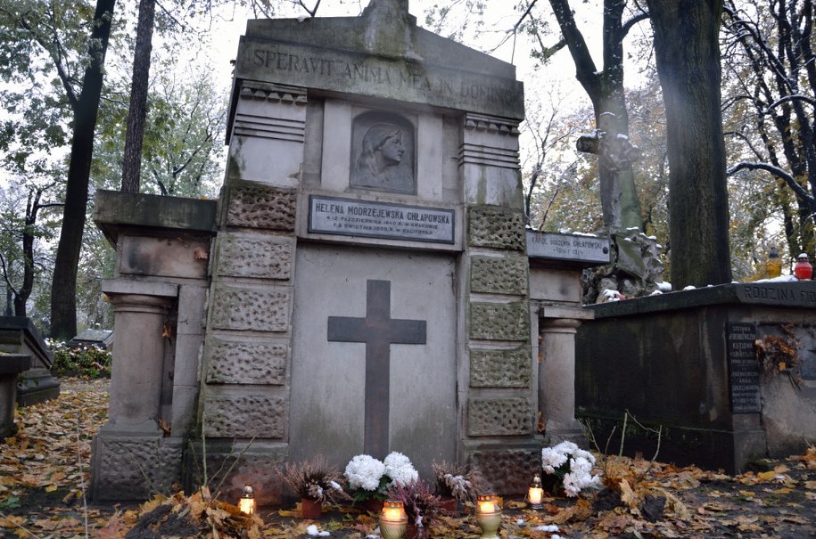 Grób aktorki Heleny Modrzejewskiej na Cmentarzu Rakowickim w Krakowie /Malwina Zaborowska /Archiwum RMF FM