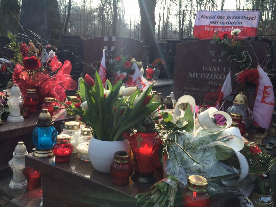 Grób "Inki" w Gdańsku /Kuba Kaługa /RMF FM