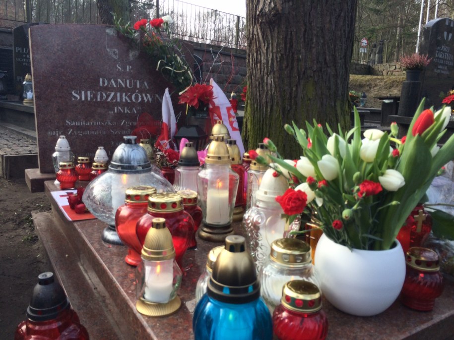 Grób "Inki" w Gdańsku /Kuba Kaługa /RMF FM