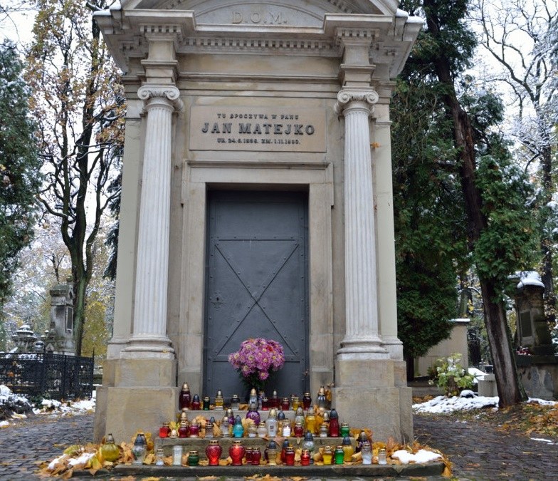 Grób Jana Matejki /Malwina Zaborowska /Archiwum RMF FM