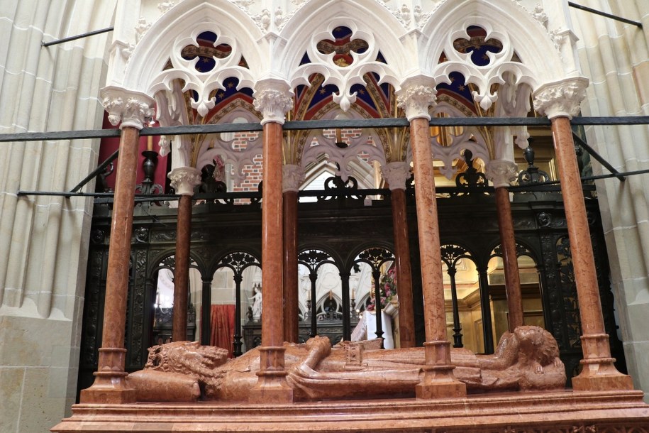 Grób Kazimierza Wielkiego /Jacek Skóra, RMF FM