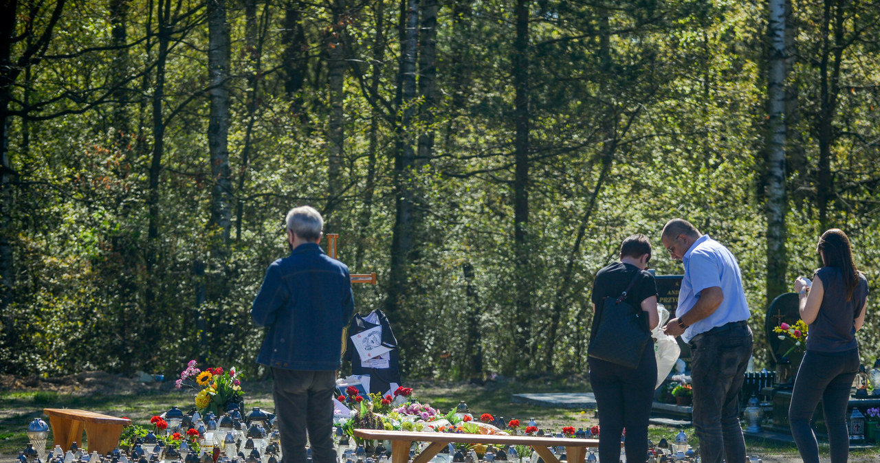 Grób Krzysztofa Krawczyka miesiąc po pogrzebie muzyka /Piotr Kamionka /Reporter