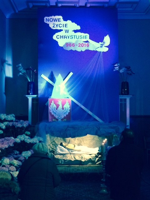 Grób Pański z jednego z kościołów w Łodzi /Agnieszka Wyderka /RMF FM