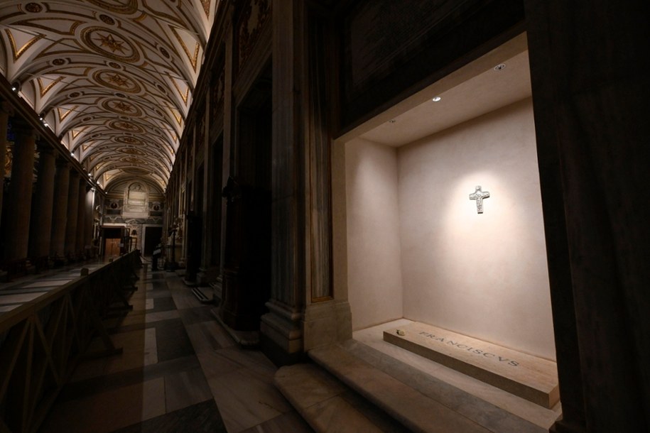 Grób papieża Franciszka /US VATICAN MEDIA HANDOUT /PAP/EPA