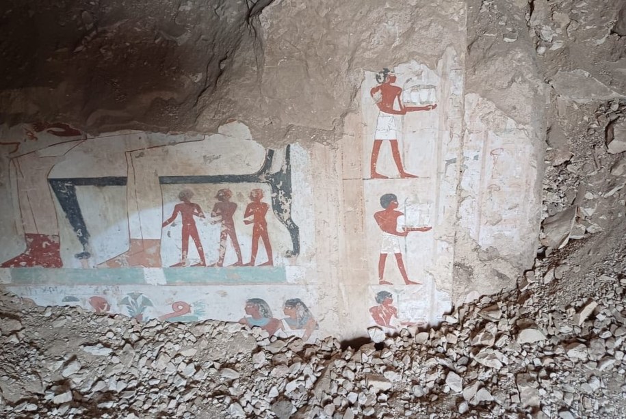 Grobowce z okresu Nowego Państwa. Sensacyjne odkrycie w Egipcie /Ministry of Tourism and Antiquities /Materiały prasowe