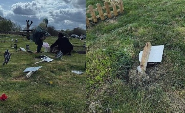 Groby niemowląt i dzieci zniszczone. Odrażający akt wandalizmu
