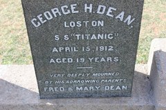 Groby ofiar tragicznego rejsu Titanica