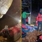 Grotołaz uwięziony w szczelinie. Akcja ratunkowa w Jaskini Salmopolskiej trwała 4 godziny