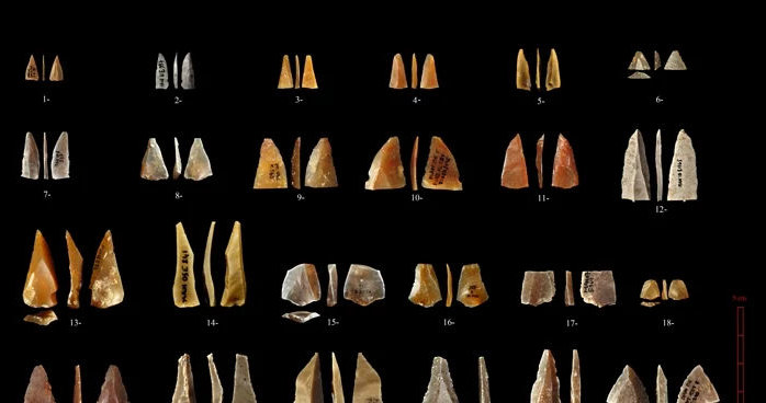 Groty znalezione w jaskini Mandrin - widać dużą różnicę w wielkości i precyzji ich wykonania /materiały prasowe