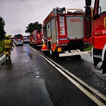 Groźna kolizja w Braszowicach. 9 dzieci rannych