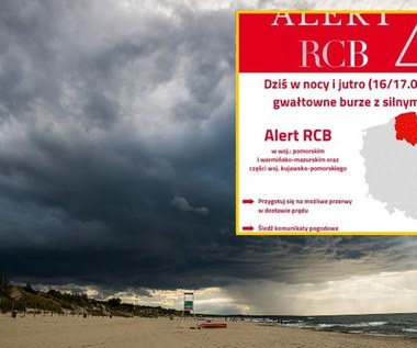 Groźna pogoda na północy Polski. Alert RCB dla część Pomorza 