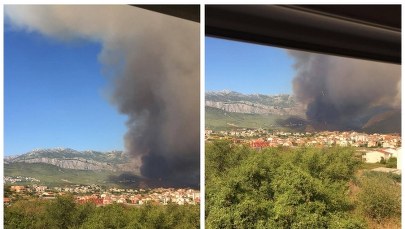 Groźne pożary w Chorwacji. Ogień dotarł na przedmieścia Splitu