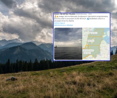 Groźne wichury nie tylko w górach. Wydano masę alertów pogodowych