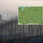 mgła Groźne zjawiska rano i wieczorem. W ciągu dnia ciemne chmury