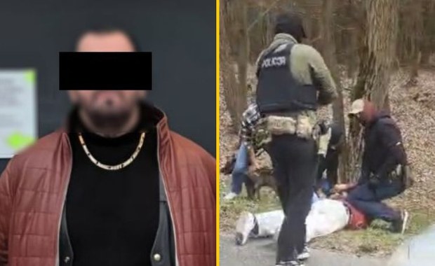Groźny gangster zatrzymany na ulicy. Jest spektakularne nagranie