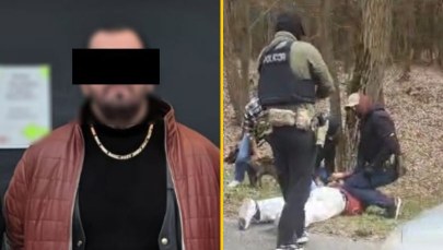 Groźny gangster zatrzymany na ulicy. Jest spektakularne nagranie