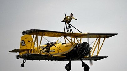 Groźny incydent w Lesznie. Samolot wylądował bez wysuniętego podwozia