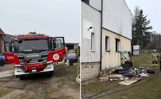 Groźny pożar domu w Wielkopolsce. Nie żyje dwoje dzieci