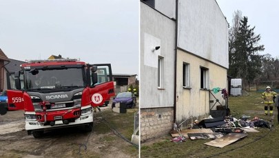 Groźny pożar domu w Wielkopolsce. Nie żyje dwoje dzieci