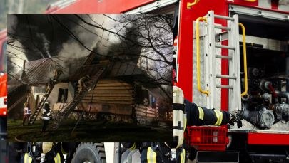 ​Groźny pożar domu w Zakopanem. Są poszkodowani