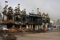 Groźny pożar hotelu w Białowieży