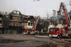Groźny pożar hotelu w Białowieży