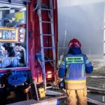 Groźny pożar w Będzinie. Ludzie utknęli na balkonie