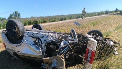 Groźny wypadek koło Mrągowa. Siedem osób rannych, sprawca nietrzeźwy