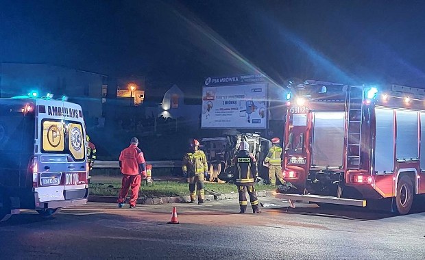 Groźny wypadek na DK 8 w Ząbkowicach Śląskich