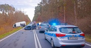 Groźny wypadek na Mazowszu. Cztery osoby, w tym niemowlę, w szpitalu