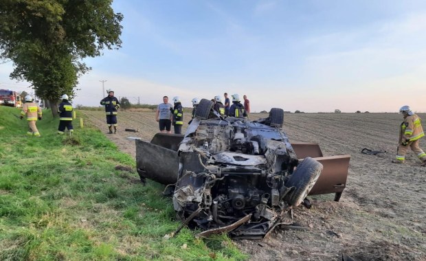 Groźny wypadek na Opolszczyźnie. Ranne 2 osoby