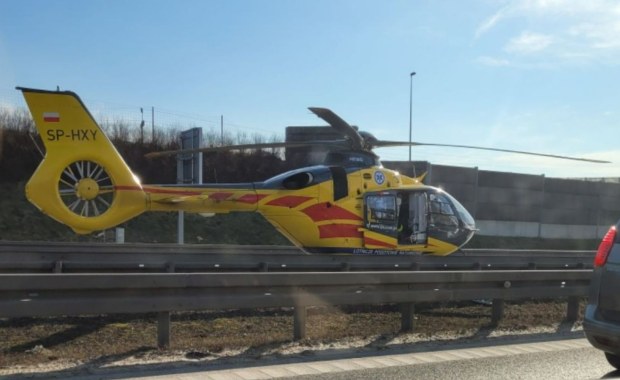 Groźny wypadek na S8. Poważnie ranne 2 osoby