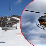 Groźny wypadek na stoku w Zawoi. 8-latka spadła z krzesełka 