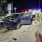 Groźny wypadek na Żywiecczyźnie. 19-latek jechał za szybko?