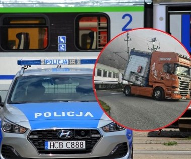 Groźny wypadek w Małopolsce. Ciężarówka zderzyła się z pociągiem 