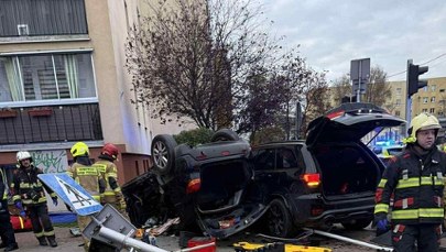 Groźny wypadek w Pruszkowie. 9 osób rannych, w tym dzieci