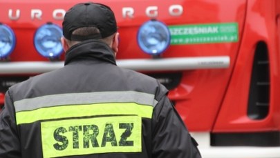 Groźny wypadek w Świętokrzyskiem. Na drodze przewróciła się cysterna z gazem 