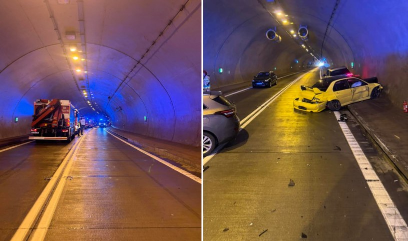 Groźny wypadek w tunelu na Śląsku. Są ciężko ranni
