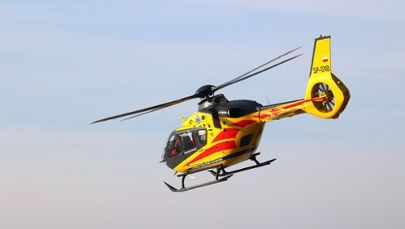 Groźny wypadek w Zachodniopomorskiem. 3-latek zabrany śmigłowcem LPR do szpitala