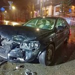 Groźny wypadek w Zakopanem. Auto dachowało [FILM]