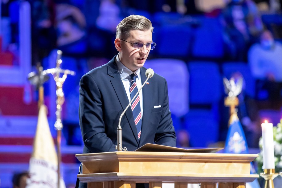 Grudzień 2021 r. - Adrian Mól uczestnicy w uroczystych obchodach 30-lecia Radia Maryja /Tytus Żmijewski /PAP