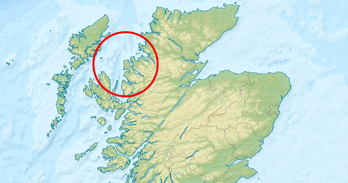 Gruinard znajduje się w północnej części Szkocji /wikipedia.pl /domena publiczna
